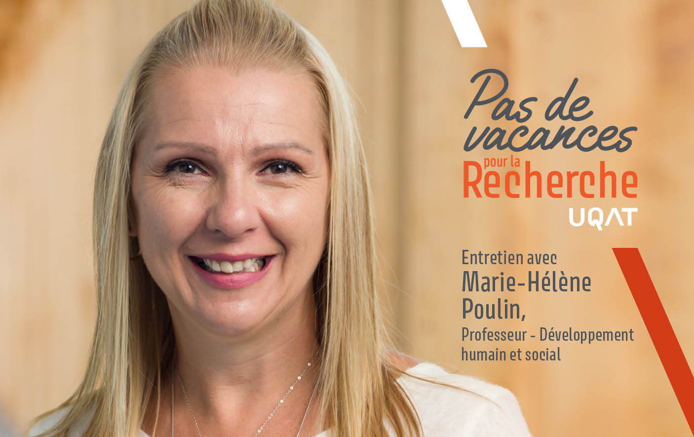 Chronique radiophonique avec la professeure Marie-Hélène Poulin en Développement humain et social