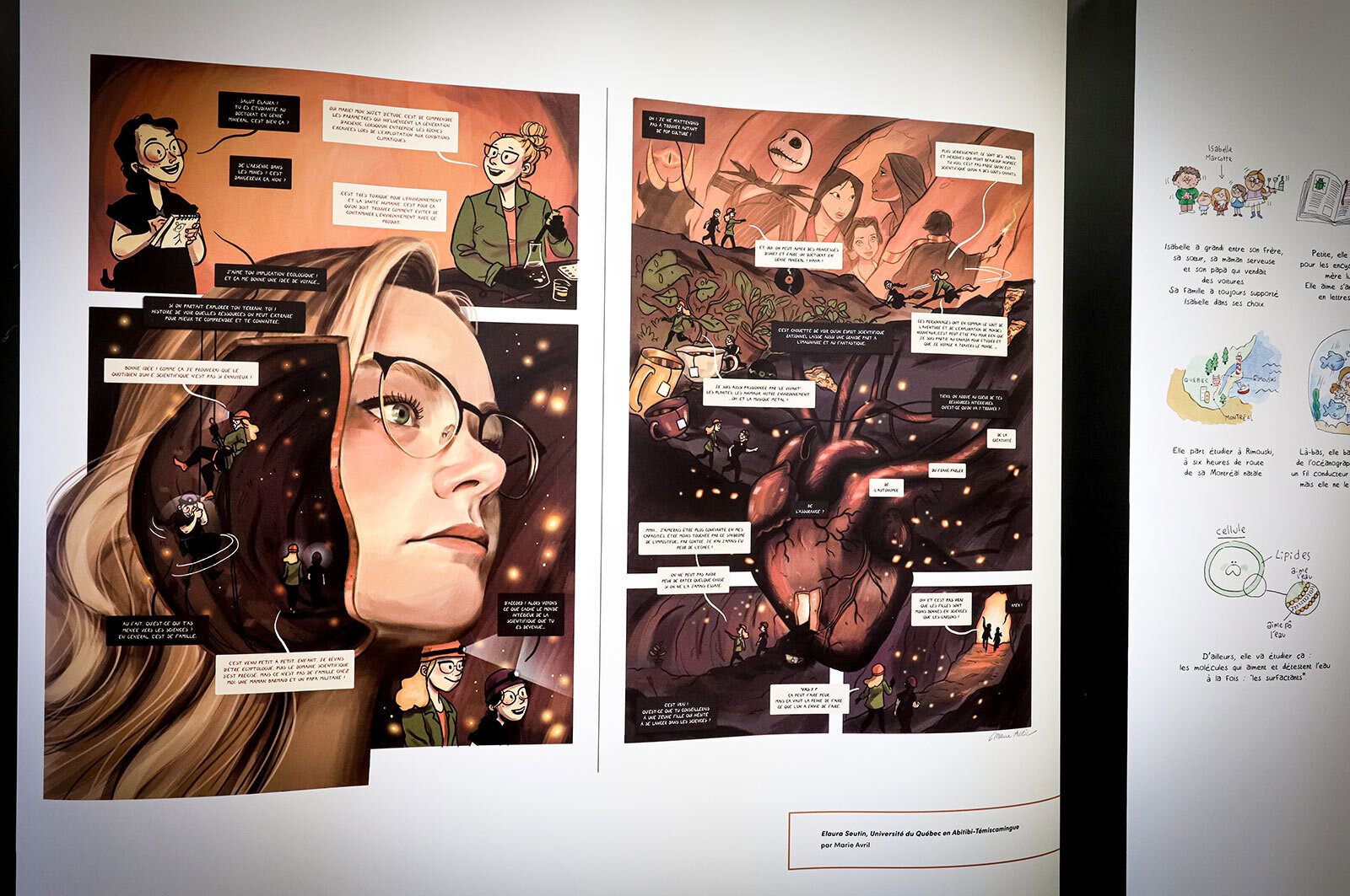 Des bandes dessinées pour valoriser le parcours des femmes en sciences