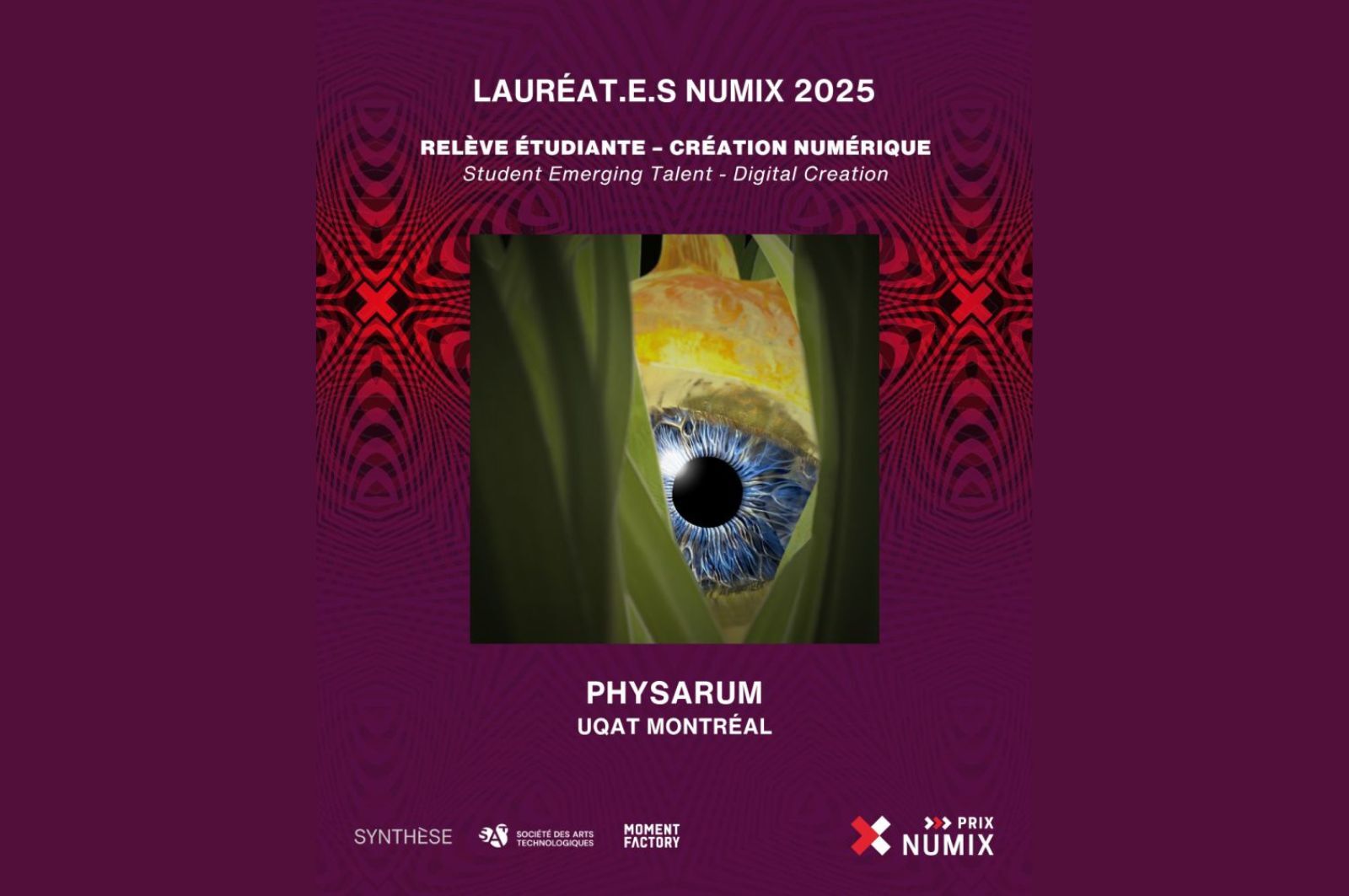 Des talents de l’UQAT MONTRÉAL récompensés au Gala des PRIX NUMIX