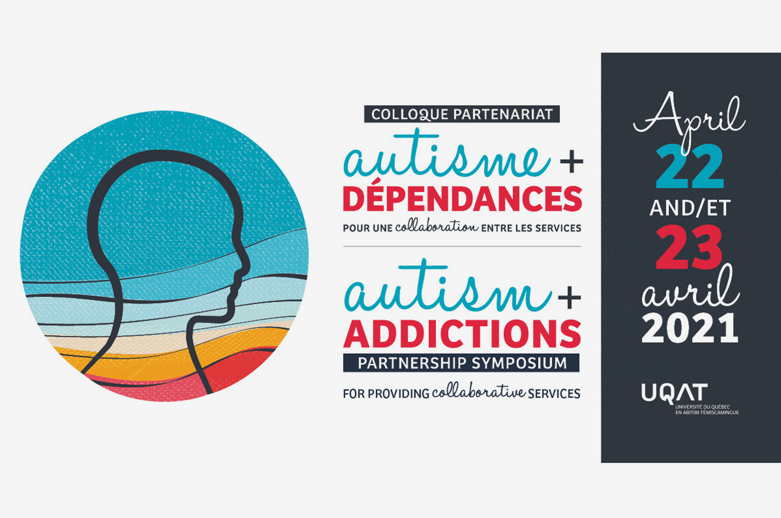 Un colloque exposant le lien entre les thématiques de l'autisme et de la  dépendance&nbsp;: pour une collaboration accrue entre les services