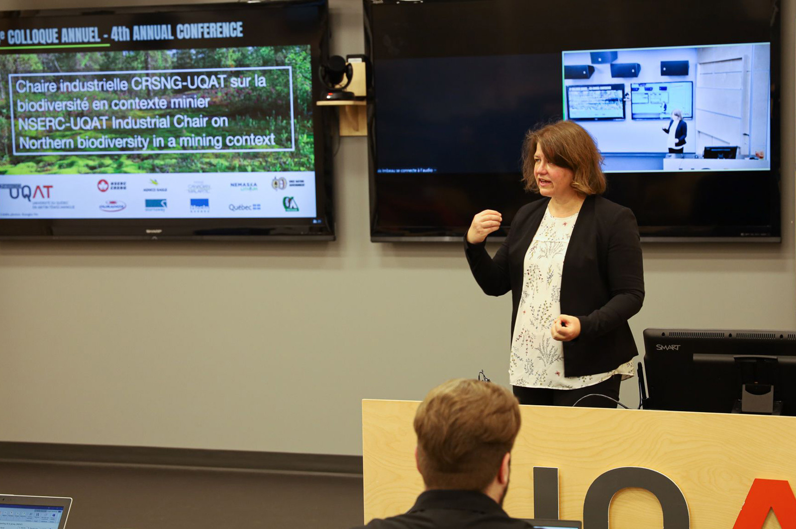 Colloque pour la  Chaire industrielle CRSNG-UQAT sur la biodiversité en contexte minier