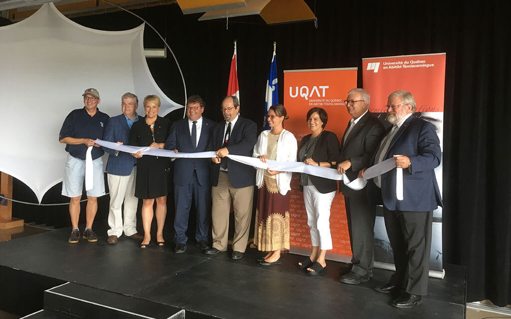 Inauguration de l'agrandissement du campus de  l'UQAT à Val-d'Or
