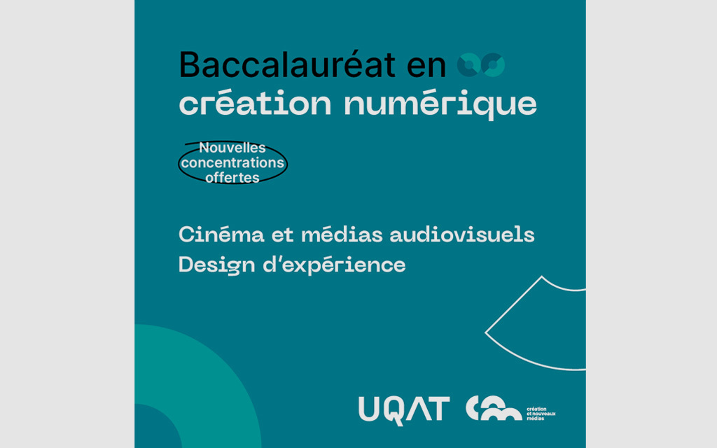 L'UQAT lance un nouveau baccalauréat en création numérique  au campus de Rouyn-Noranda