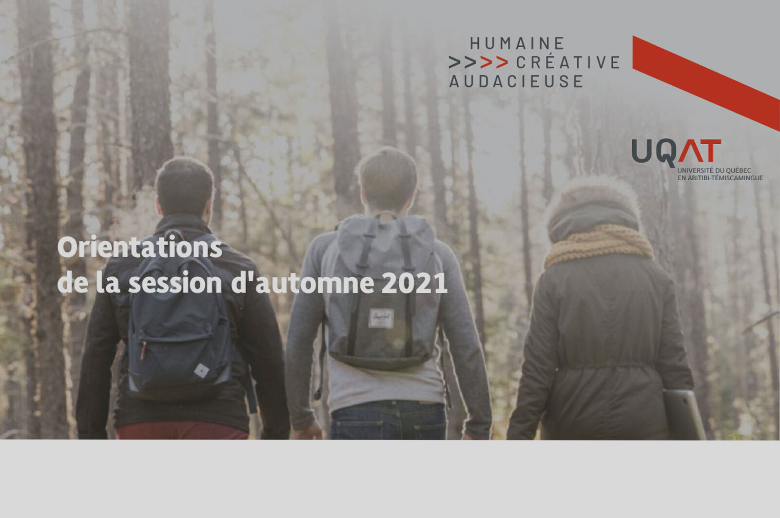 Vers un retour sur les campus et  centres à l'automne à l'UQAT