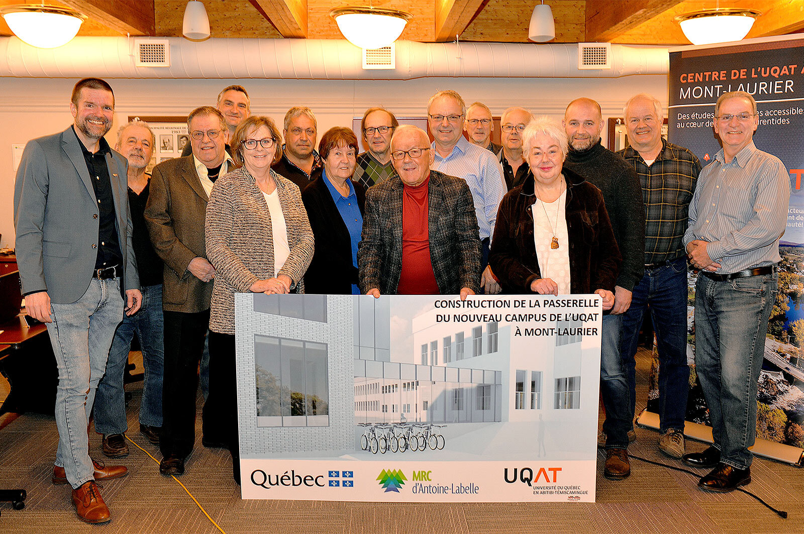 Appui de la MRC Antoine-Labelle pour le nouveau campus de l’UQAT à Mont-Laurier