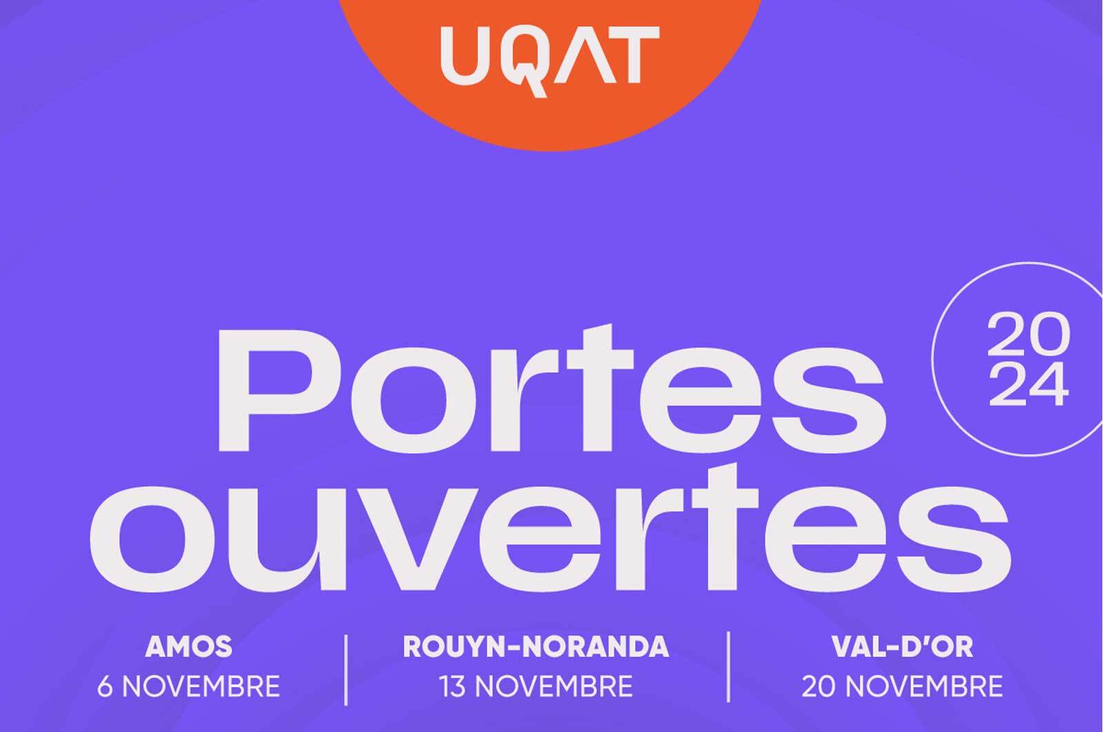 En novembre, découvrez l’UQAT lors de ses Portes ouvertes en Abitibi-Témiscamingue!