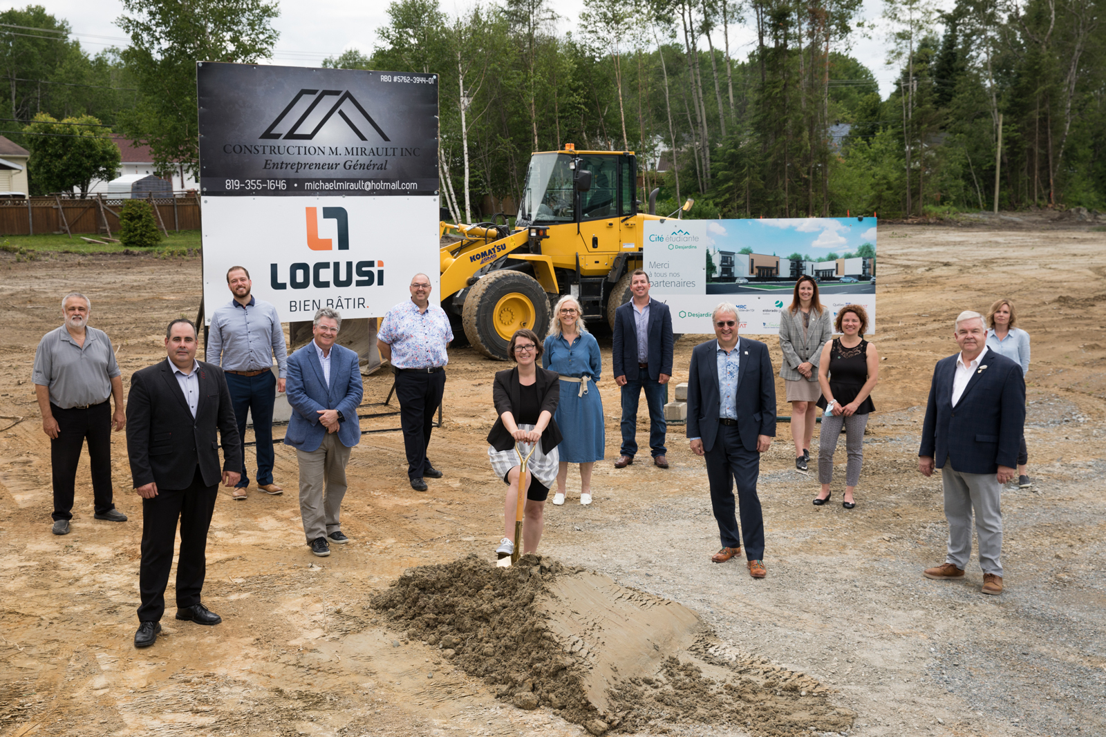 La Cité étudiante Desjardins annonce officiellement le début des  travaux des résidences étudiantes à Val-d'Or